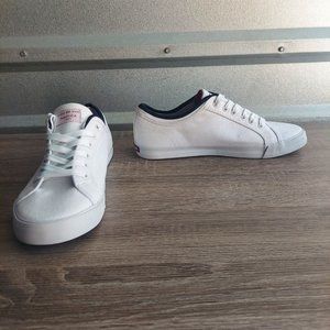 Nautica Men's Shoes Trade Mark 1983 Hull 2 White Oxford Canvas US Size 9.5